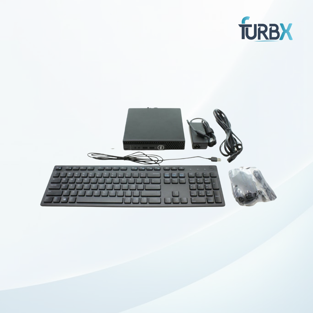 Dell OptiPlex 3060 Micro Intel Celeron 4GB 500GB With Keyboard, Mouse, & Adapter