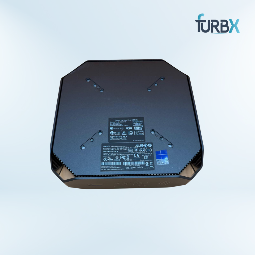 HP Z2 Mini G3 i7 7th Generation 8 Gb 256 Gb Used (Without Adaptor)