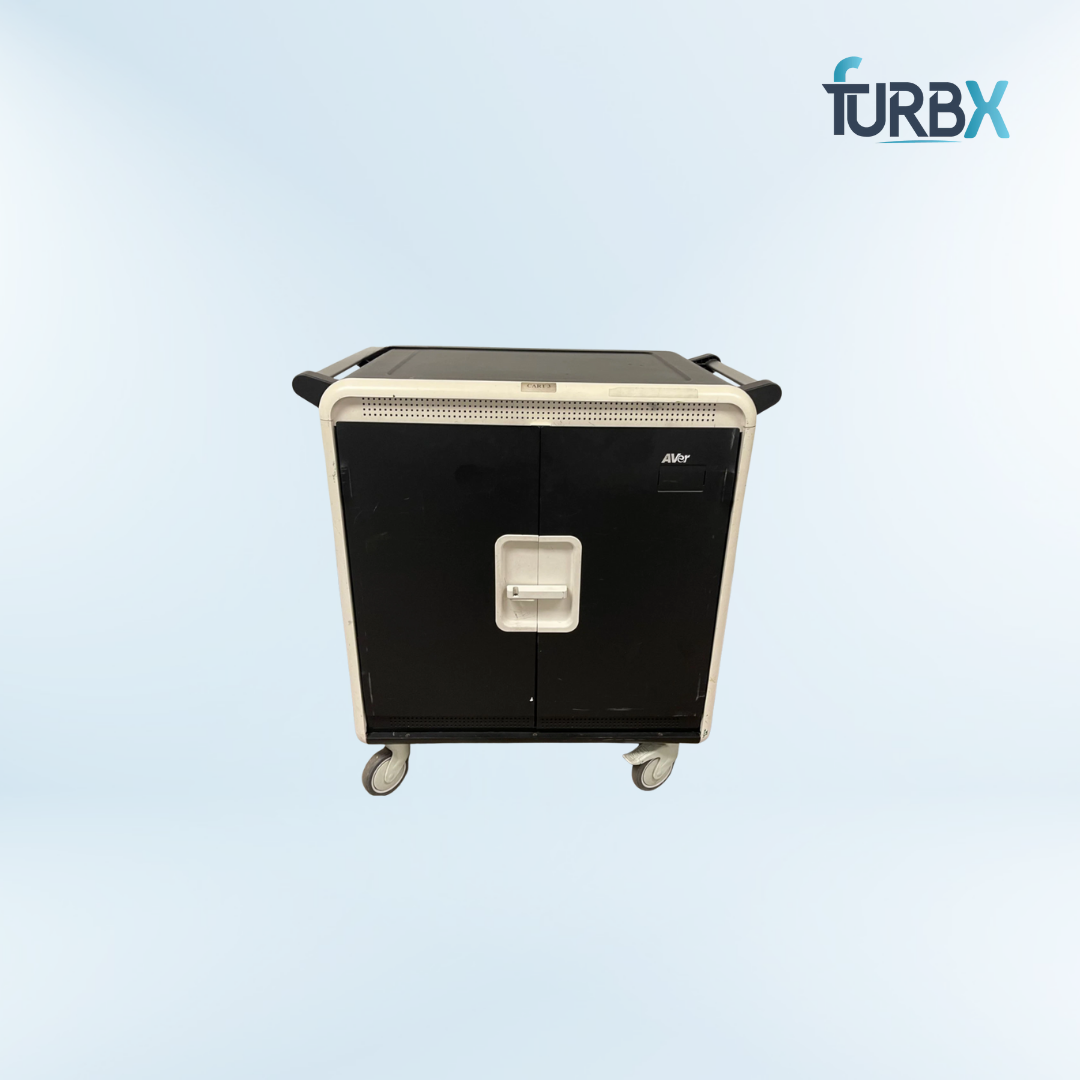 Lot of 6 AVer TabChargeCT2 A2A1 & LocknCharge Carrier 40 Charging Cart