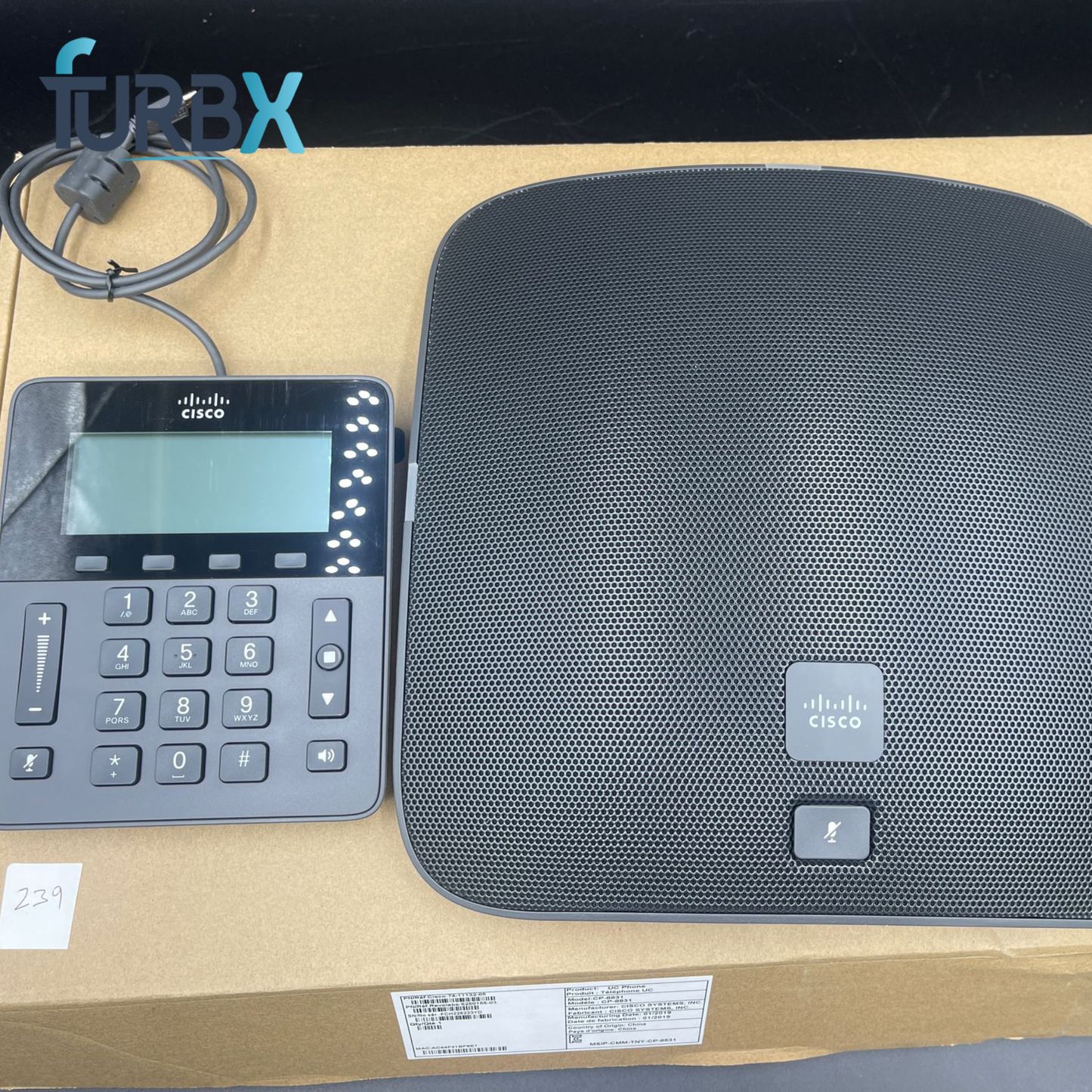 CISCO CP-8831 IP CONFERENCE PHONE (Without Adapter)