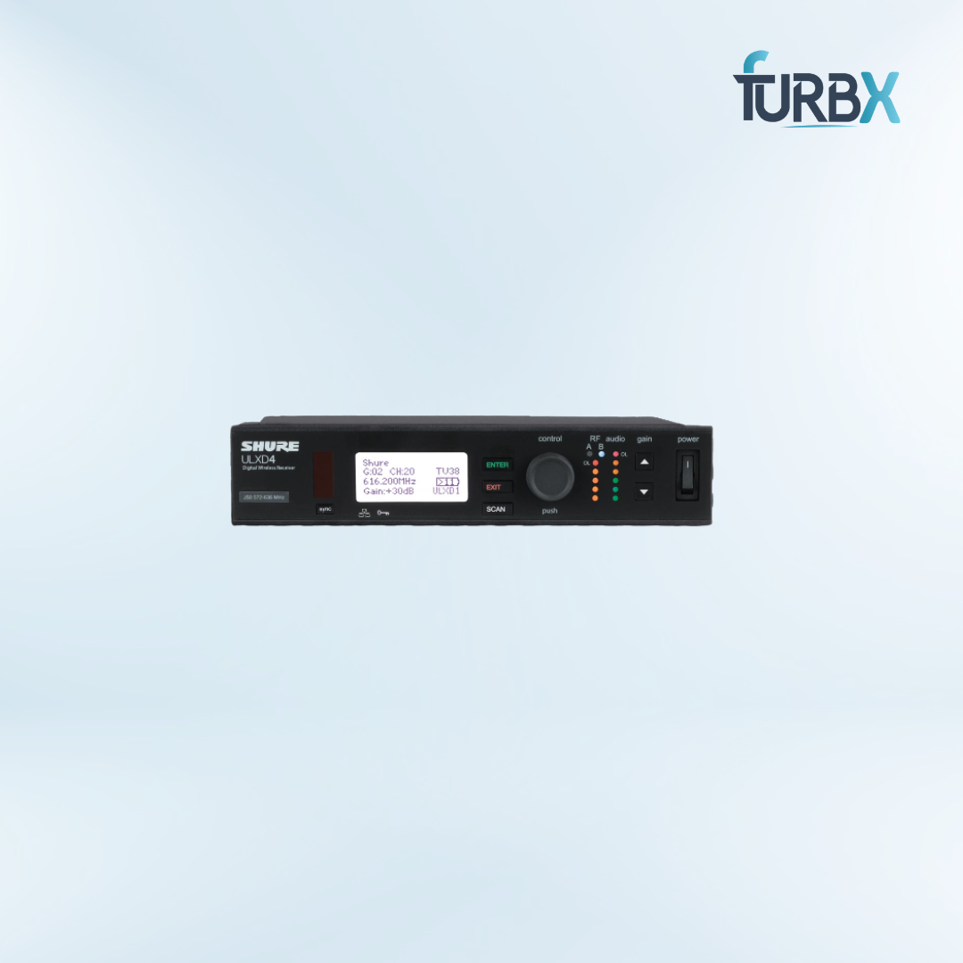 Shure ULXD4 J50 (572 - 636MHz) Digital Wireless Receiver