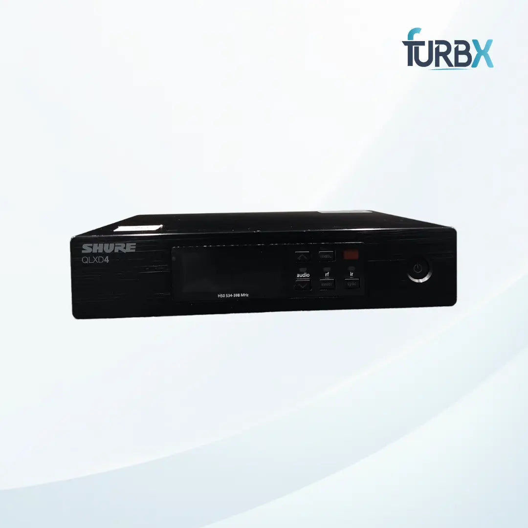 Shure QLXD4 H50 Wireless System 534-598 MHz (Without Antenna & Adapter) FurbX