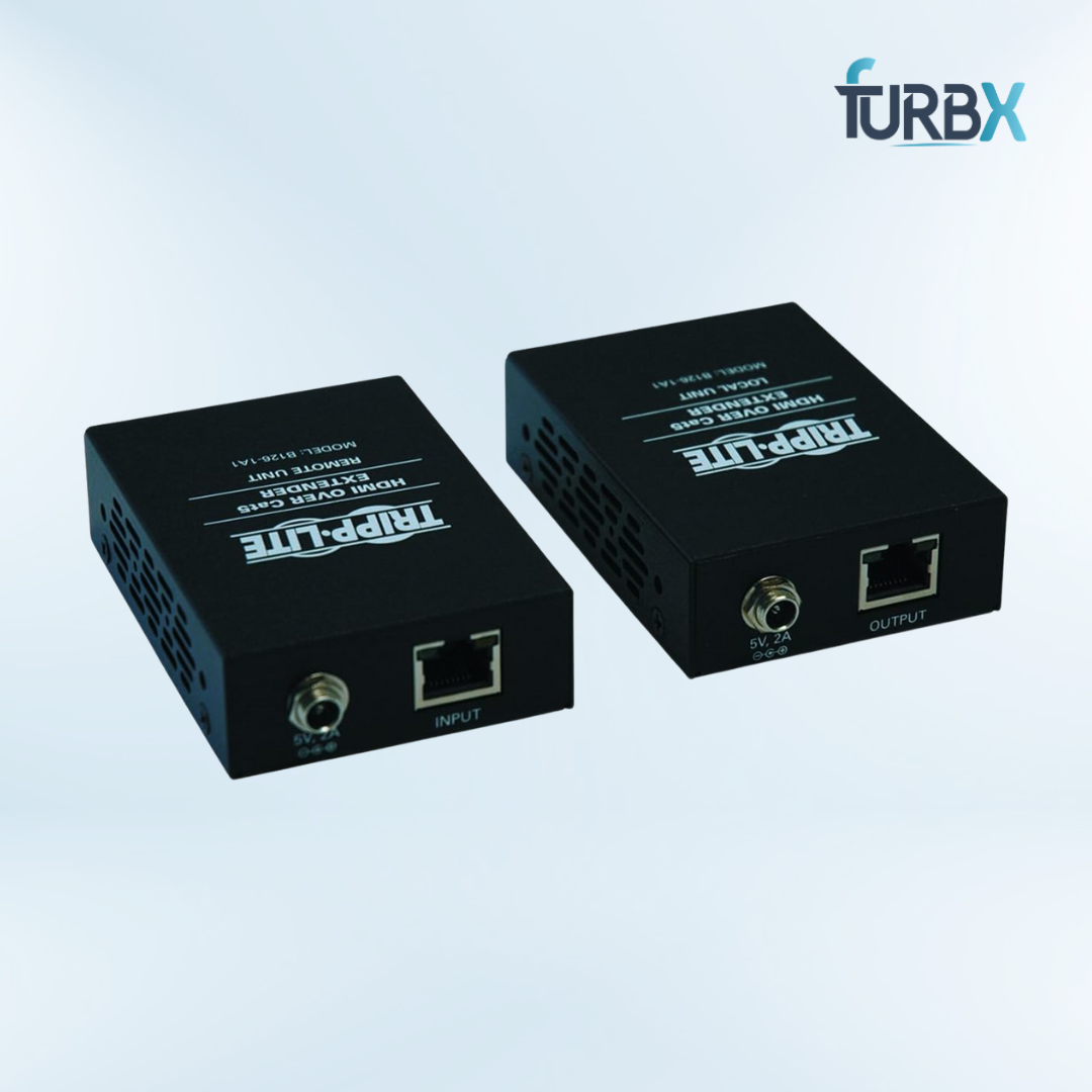 Tripp Lite HDMI Over Cat5 / Cat6 Ethernet Cable Extender for Audio/Video, Video Receiver and Transmitter With Adapters