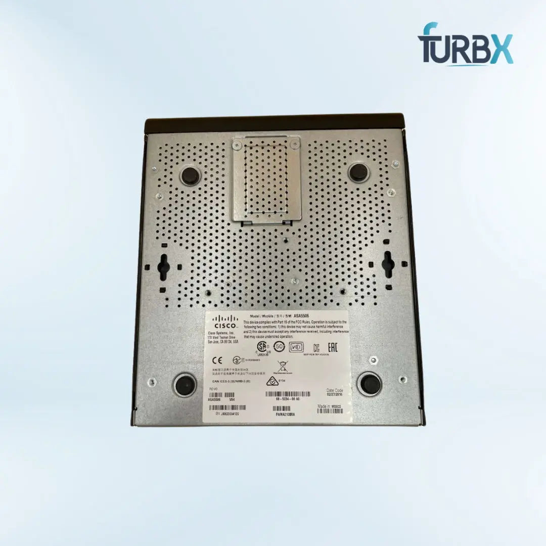 Cisco ASA 5506-X ASA5506 V04 Firewall, 8xGE ports/AVC without Power Supply FurbX