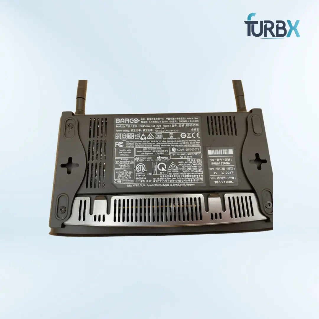 Barco ClickShare CSE-200 Wireless Presentation System FurbX