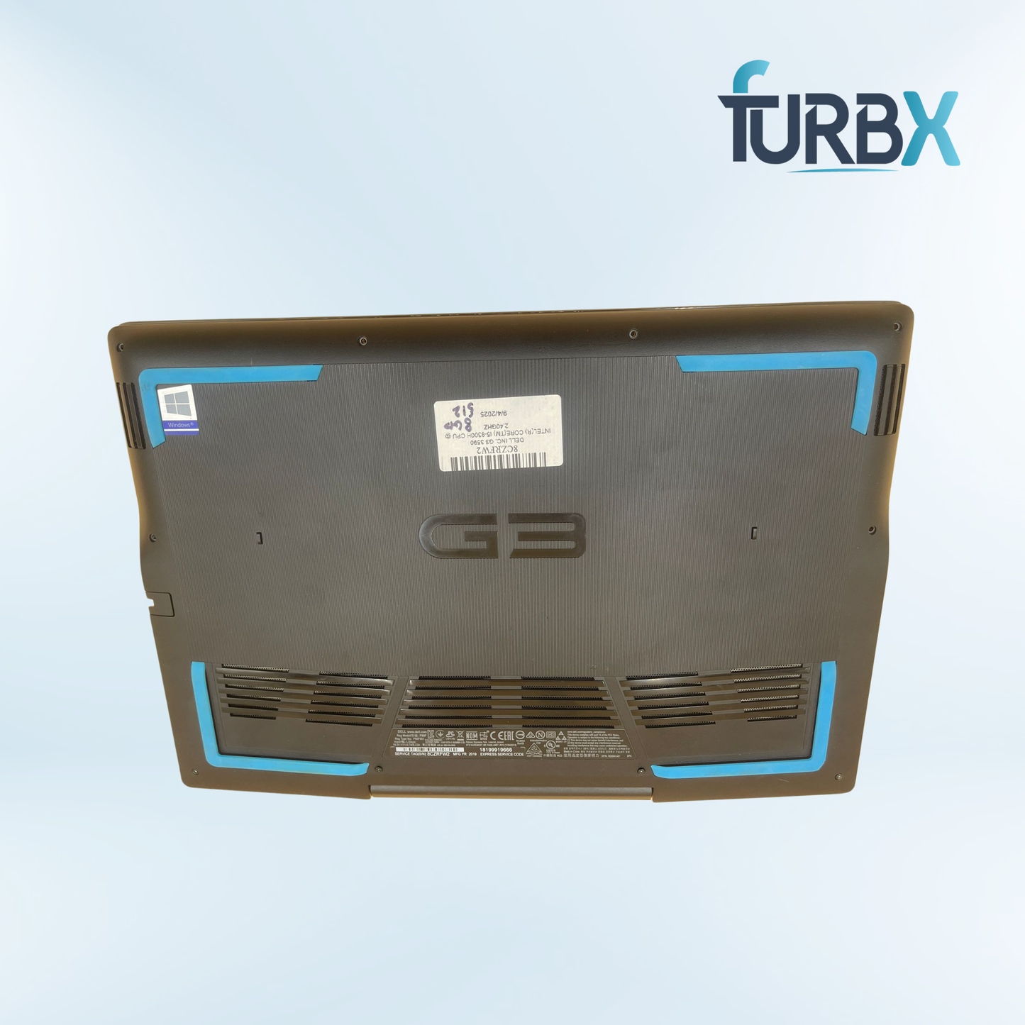 Dell G3 15 3590 Core i5 9th Gen 8GB 512GB GTX 1660 TI Without SSD & Adapter