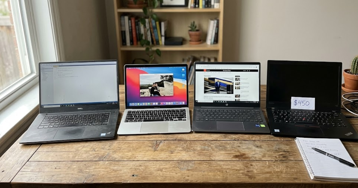 Best refurbished laptops under $300 compared side by side
