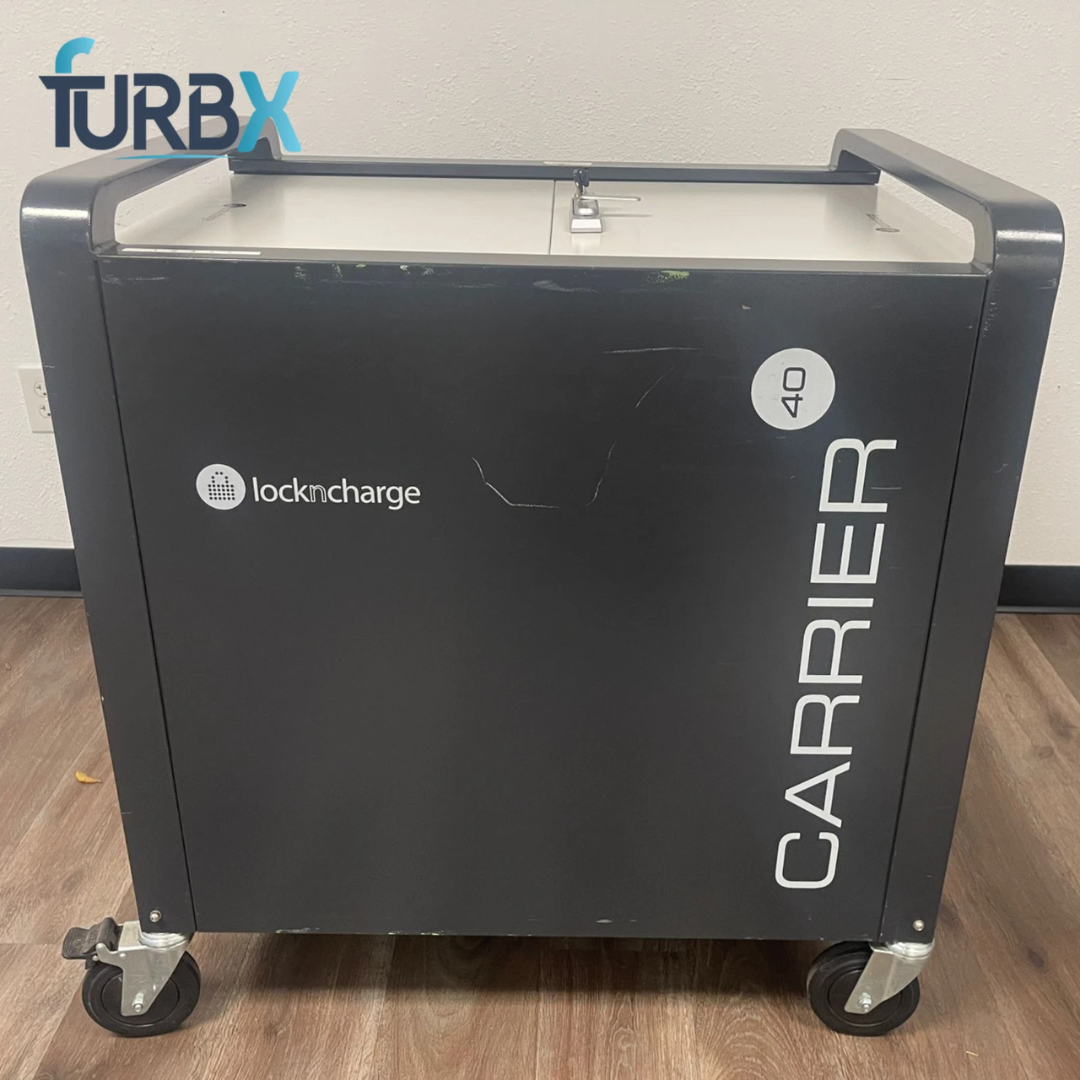 Lot of 6 AVer TabChargeCT2 A2A1 & LocknCharge Carrier 40 Charging Cart