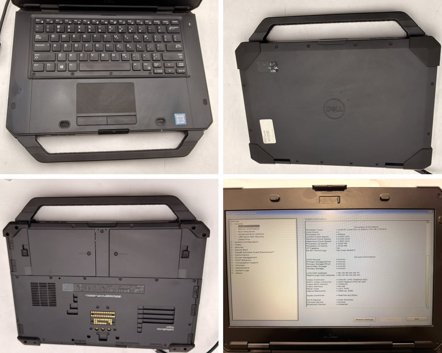 Lot of 17 Dell Latitude 5420, 5430 & 7220 Rugged No AC / OS