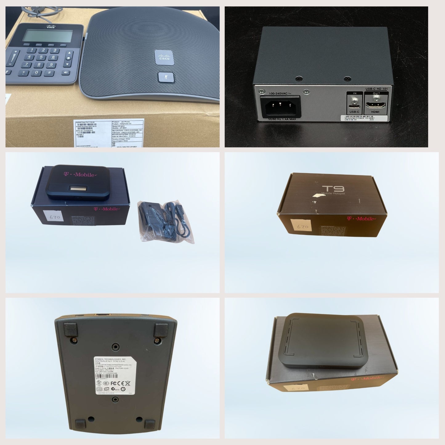 100+ Mix items Shure Equipment, Servers, Switches, Phones, Projectors, Rugged, Toughbook & more items