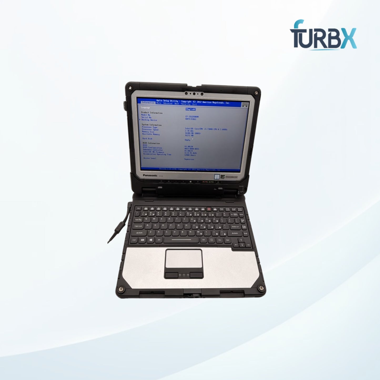 Panasonic Toughbook CF-33 Core i5 7300U 16GB 256GB SSD | No OS | without Adapter