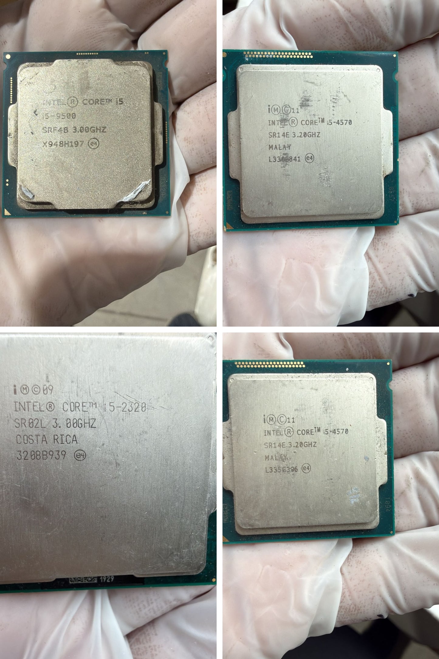 Lot of 54 Mix Processors Core-i3, Core-i5, Core-i7 (Read Description)
