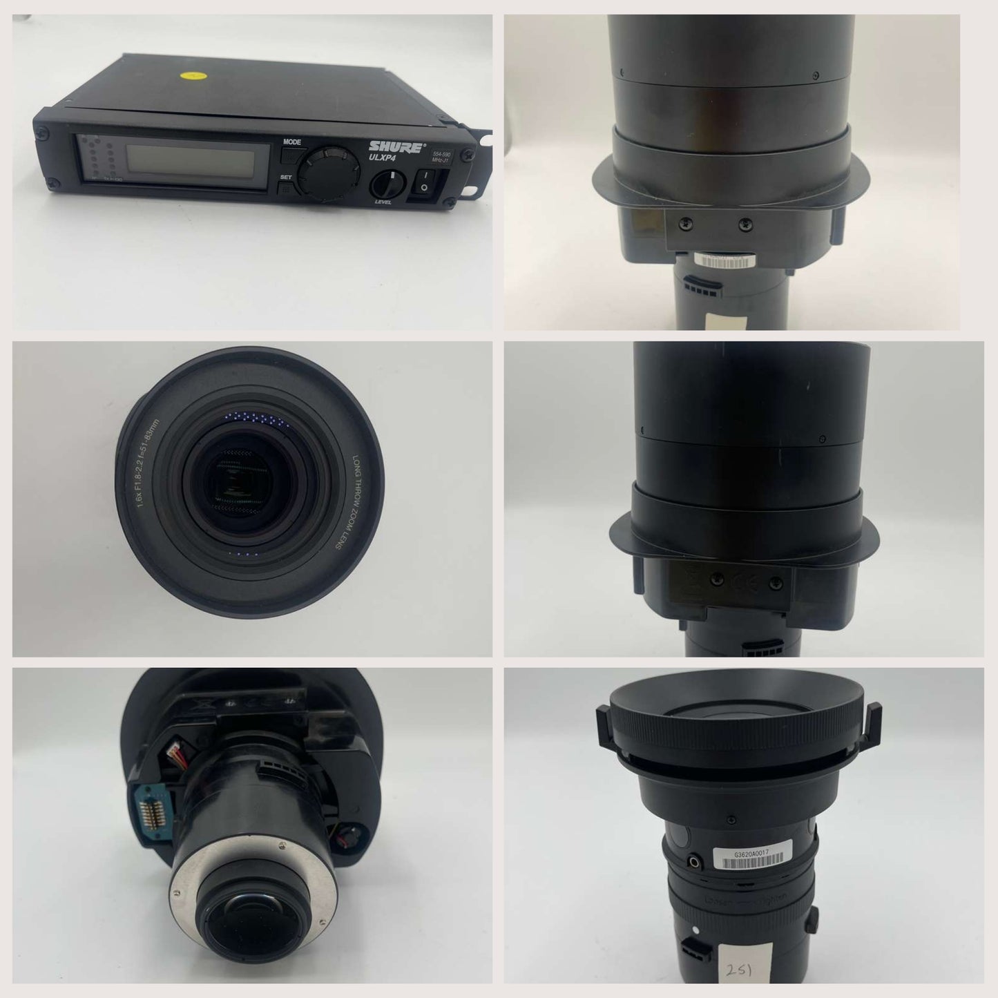 100+ Mix items Shure Equipment, Servers, Switches, Phones, Projectors, Rugged, Toughbook & more items