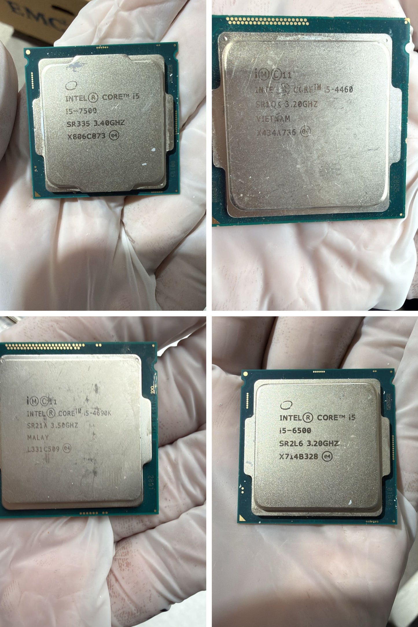 Lot of 54 Mix Processors Core-i3, Core-i5, Core-i7 (Read Description)