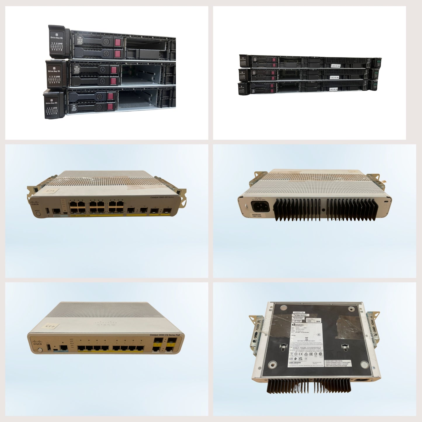 100+ Mix items Shure Equipment, Servers, Switches, Phones, Projectors, Rugged, Toughbook & more items