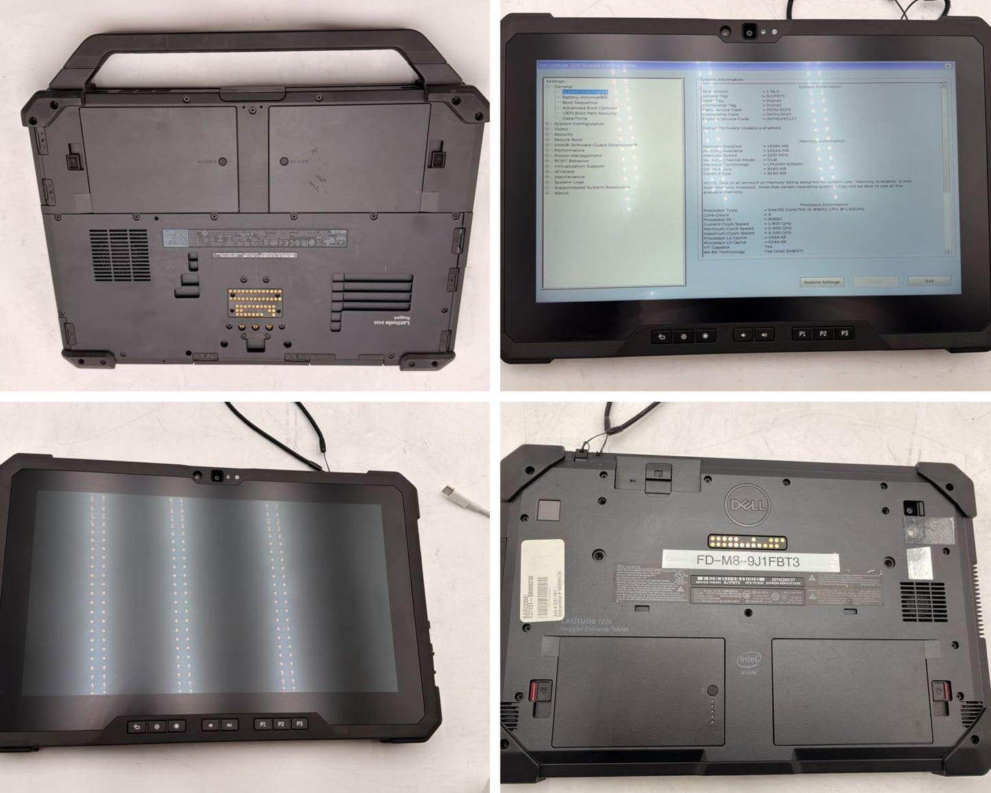 Lot of 17 Dell Latitude 5420, 5430 & 7220 Rugged No AC / OS