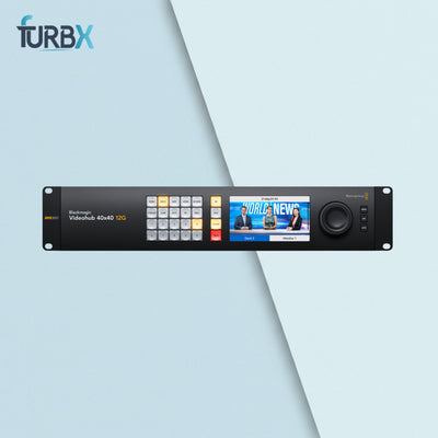 Blackmagic Design 40x40 12G-SDI Smart Videohub Router Used