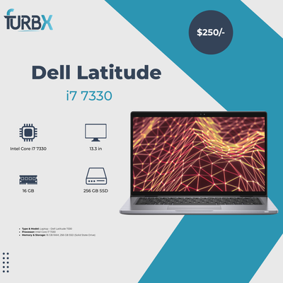Dell	Latitude 7330 Core i7-12th 16GB 256GB
