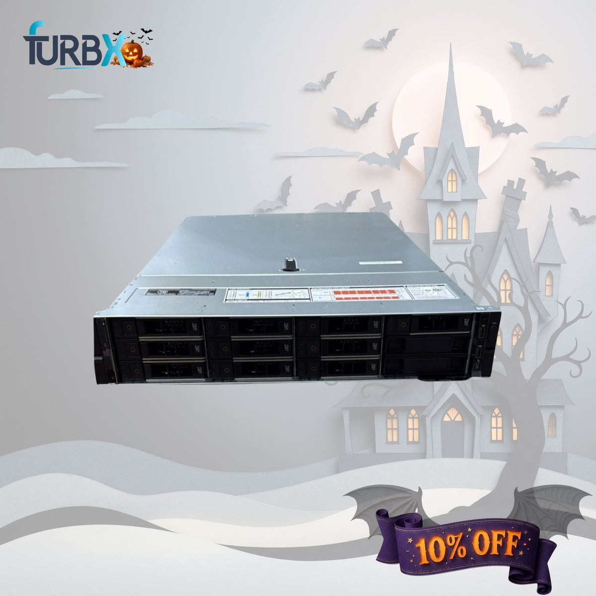 Dell PowerEdge R740xd Server Xeon Silver 4110 48GB RAM | 9 X 4TB HDD | DD3300