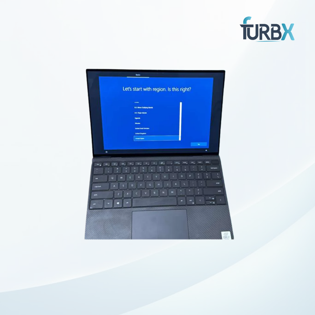 Dell XPS 13 9300 Core i7-10th 16GB 256GB Used Back (Rubber broken and peeling)