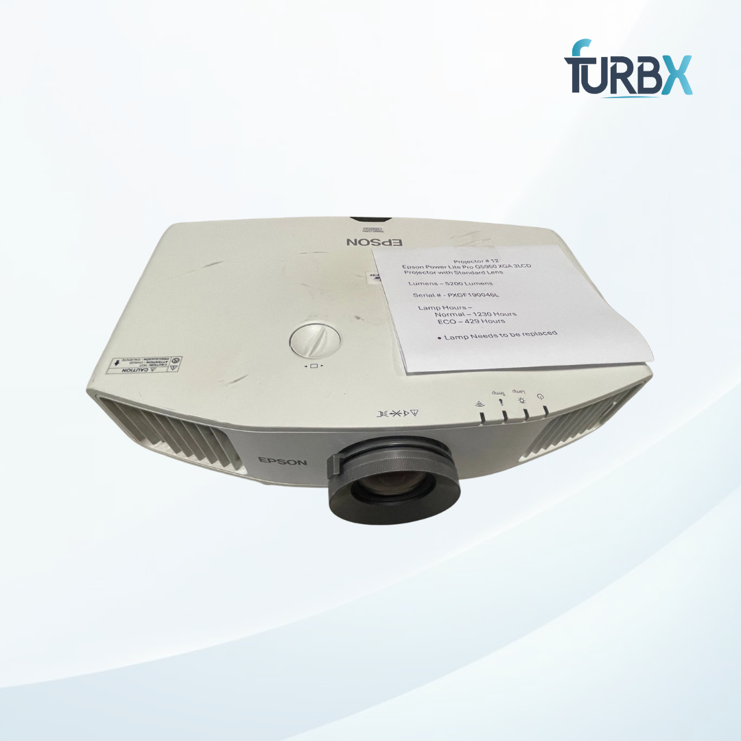 Epson PowerLite Pro G5950 H349A Projector (Without Power Cord & Remote)