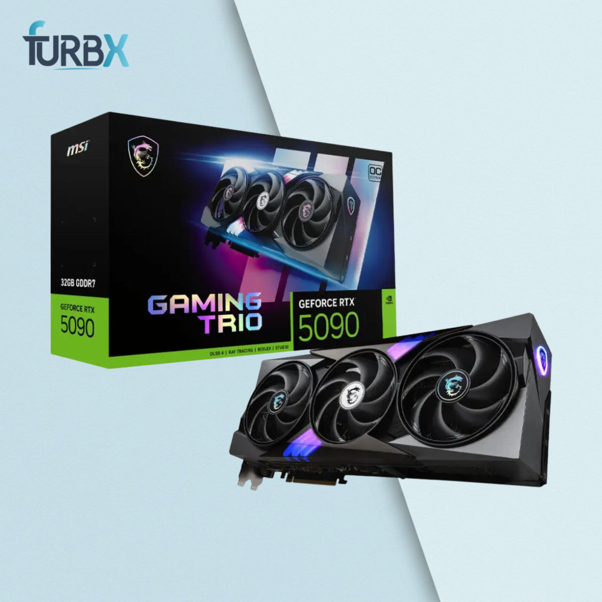 MSI GeForce RTX 5090 32GB GAMING TRIO OC GDDR7 512-bit Video Graphics Card