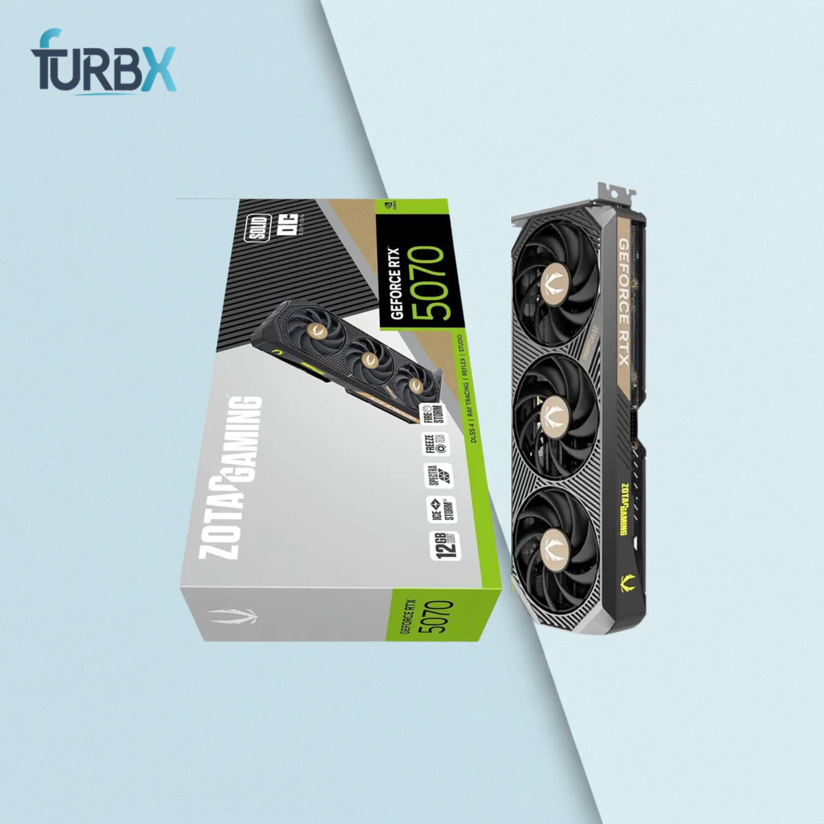 Zotac GeForce RTX 5070 SOLID OC 12GB GDDR7, 6144 CUDA Cores