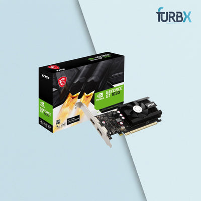 MSI GeForce GT 1030 LP OC 2GB DDR4 64-bit Graphics Card