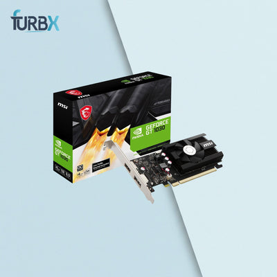 MSI GeForce GT 1030 LP OC 2GB DDR4 64-bit Graphics Card