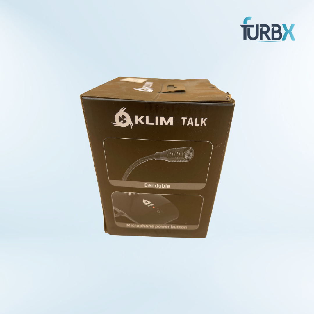 KLIM Talk USB Desk Microphone for Computer - New - Compatible with Any PC Laptop Mac - Professional Desktop Mic