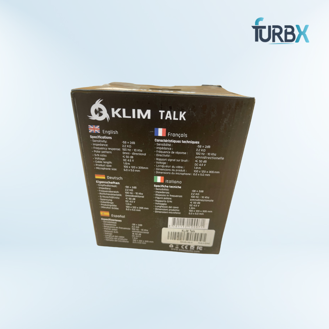 KLIM Talk USB Desk Microphone for Computer - New - Compatible with Any PC Laptop Mac - Professional Desktop Mic