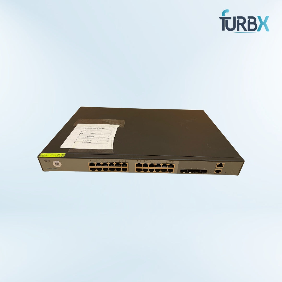 FS 24 Port Gigabit L2+ Network Switch 4x SFP+ Managed Used