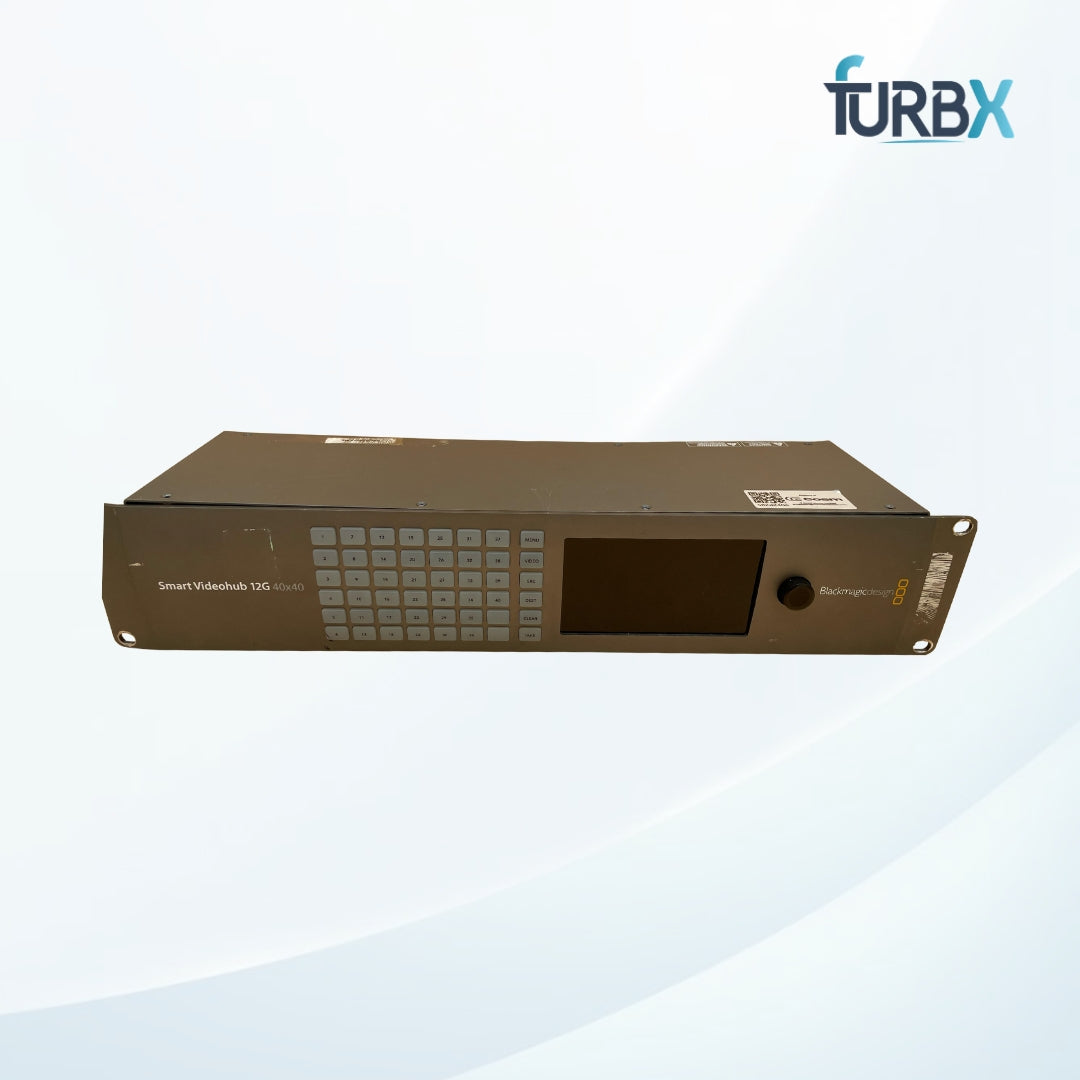 Blackmagic Design 40x40 12G-SDI Smart Videohub Router Used