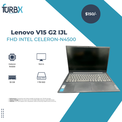 Lenovo V15 G2 IJL 15.6" FHD Intel Celeron-N4500 32GB RAM 1TB SSD