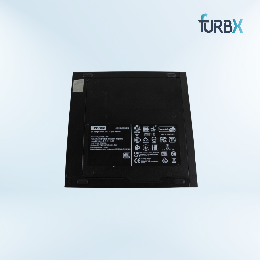 Lenovo ThinkCentre M70q Gen 3 Core i5-12th Gen 16GB RAM 256GB Not Working