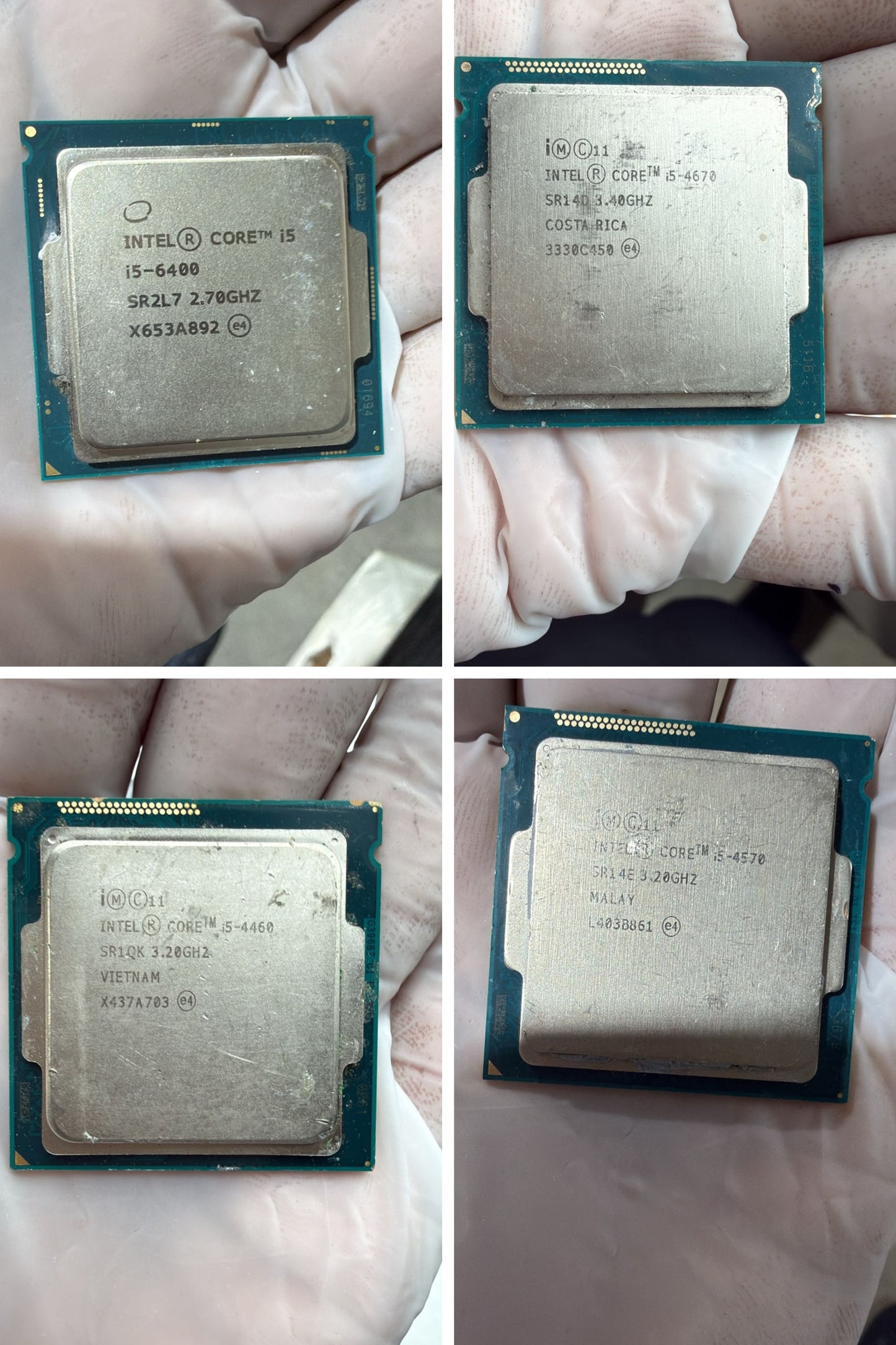 Lot of 54 Mix Processors Core-i3, Core-i5, Core-i7