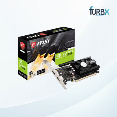 MSI GeForce GT 1030 LP OC 2GB DDR4 64-bit Graphics Card