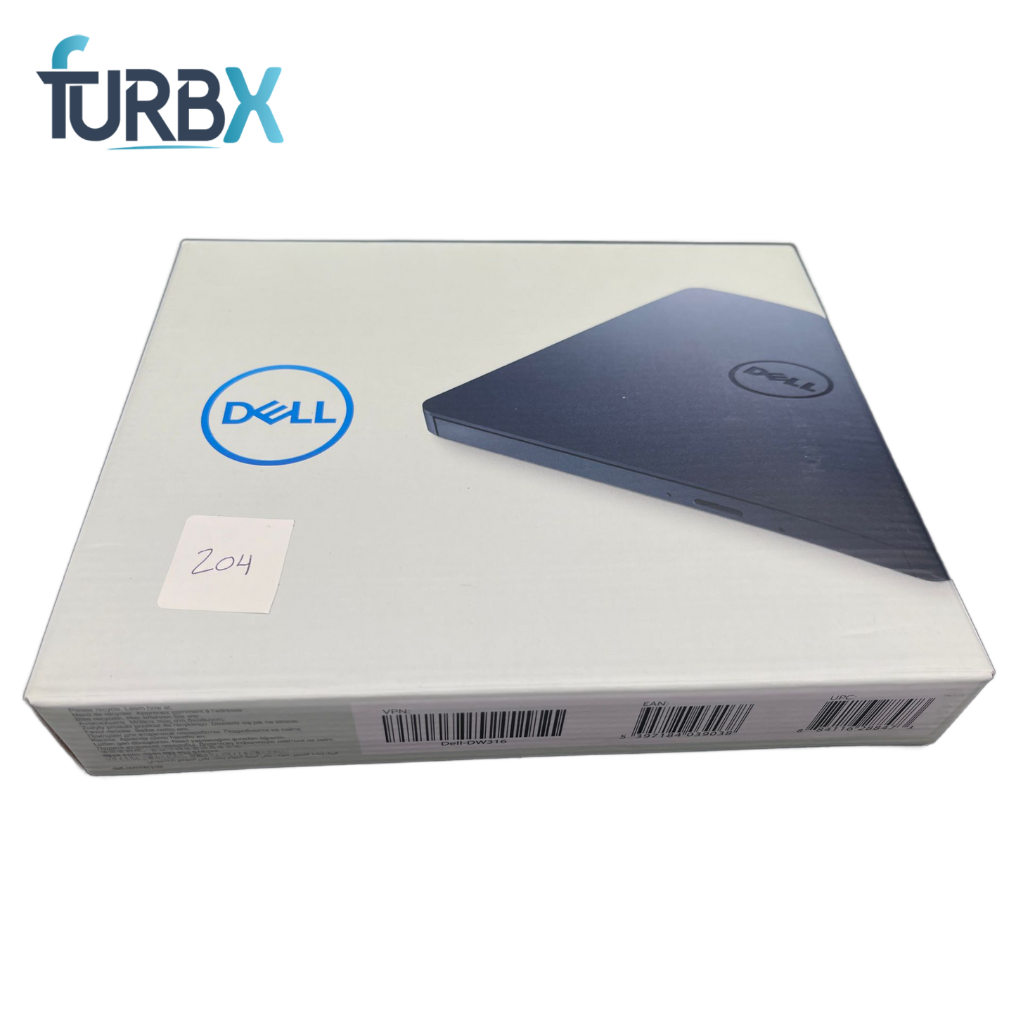 Lot of 3 Dell USB Slim DVD +/- RW Drive - External USB Slim Optical Drive DW316