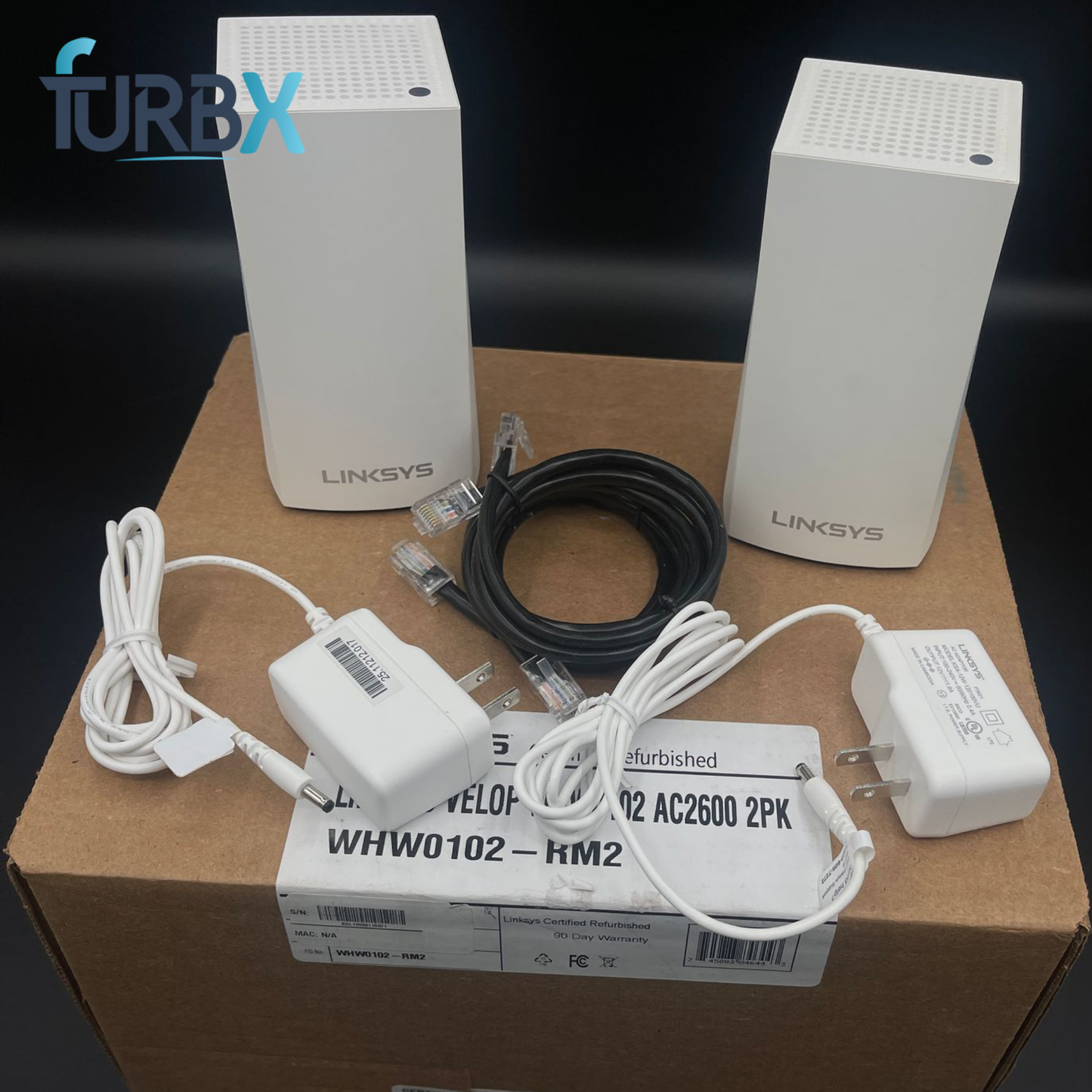 Linksys WHW01 Dual-Band Series VELOP AC1300 Whole Home Mesh Wi-Fi System