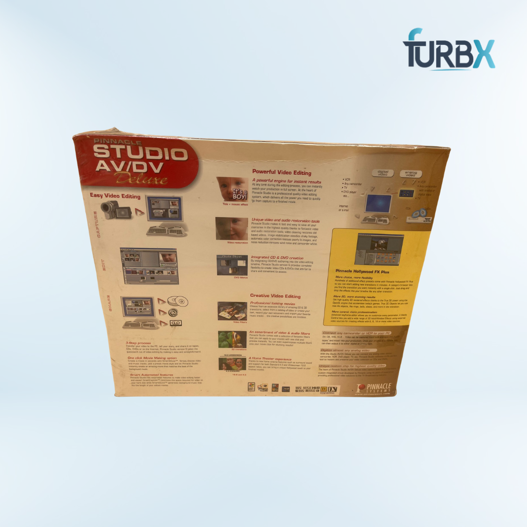 Pinnacle Studio Av/Dv Deluxe Version 9