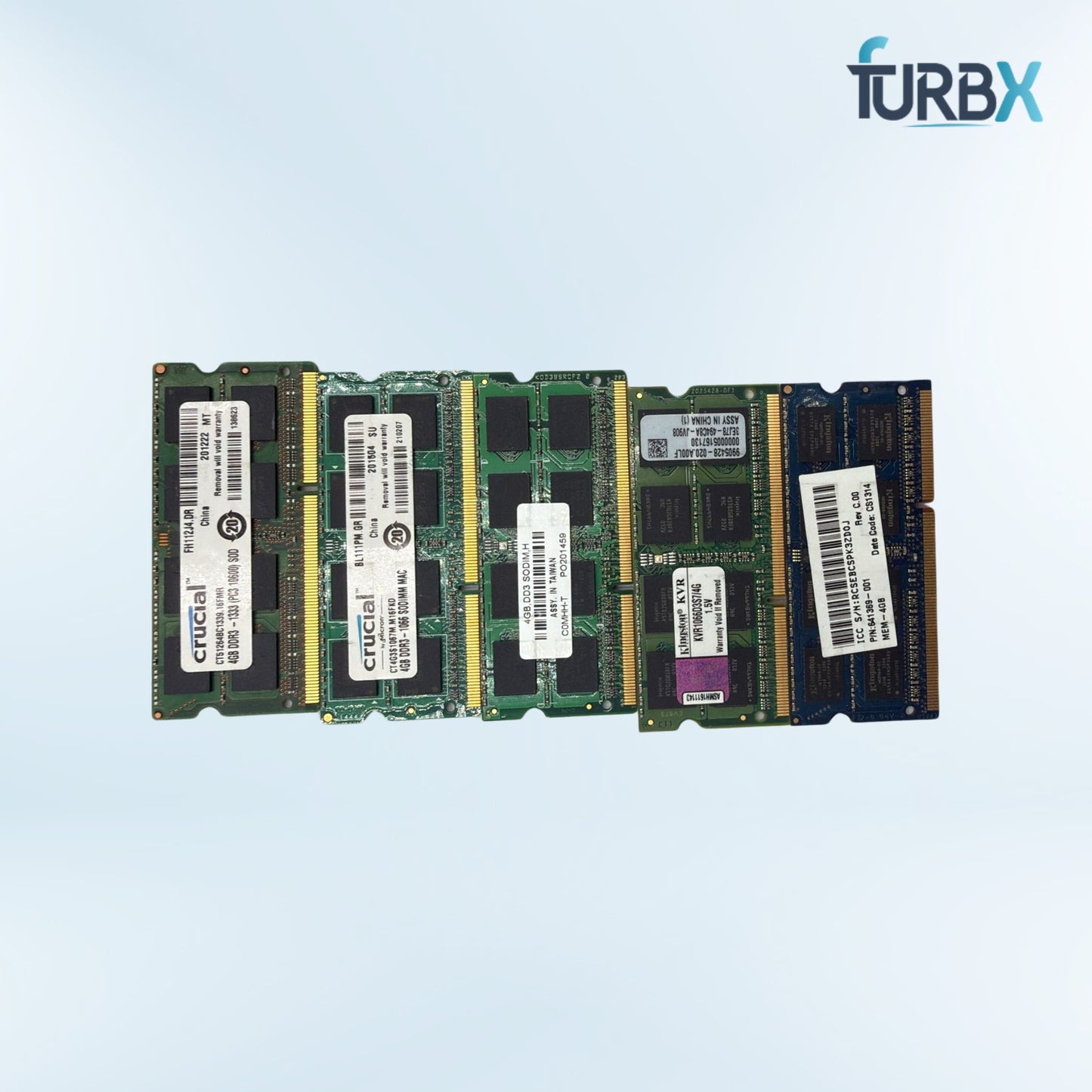Lot of 107 Mixed RAMs 2GB, 4GB, & 8GB | DDR4 & DDR3