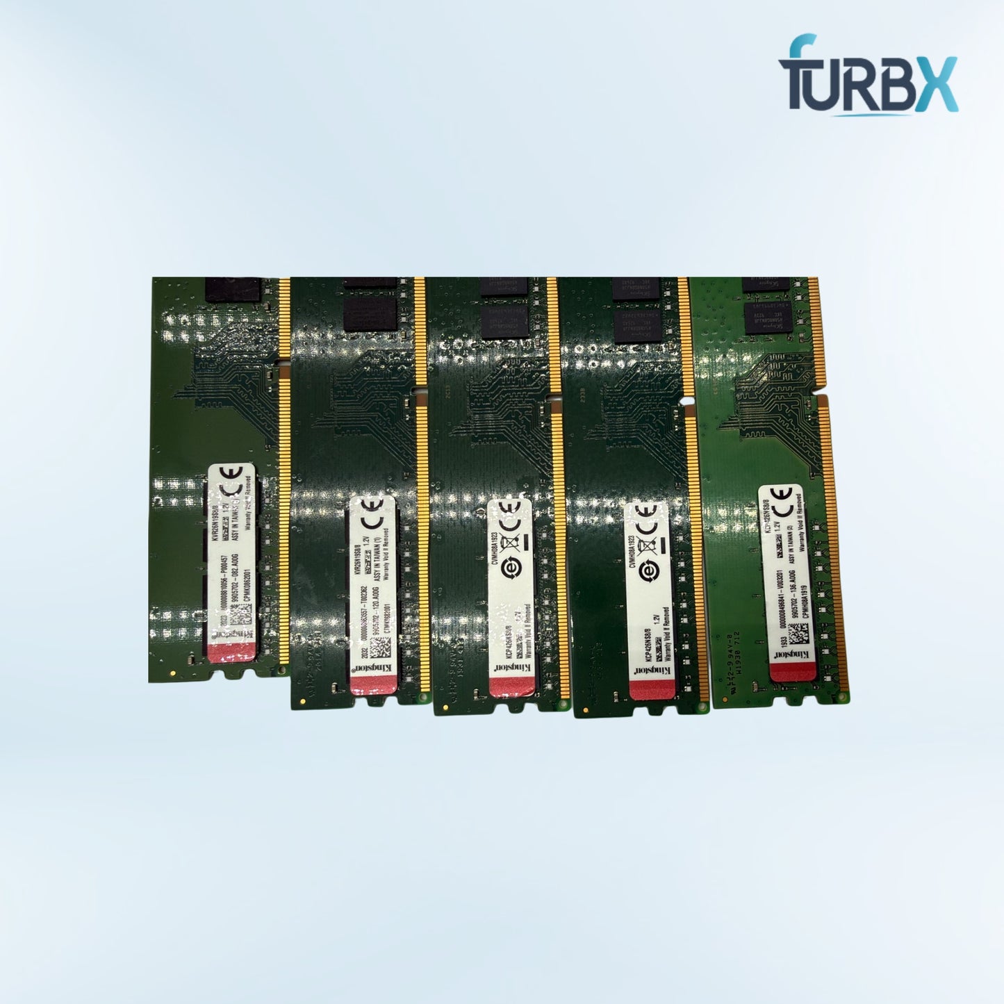 Lot of 107 Mixed RAMs 2GB, 4GB, & 8GB | DDR4 & DDR3
