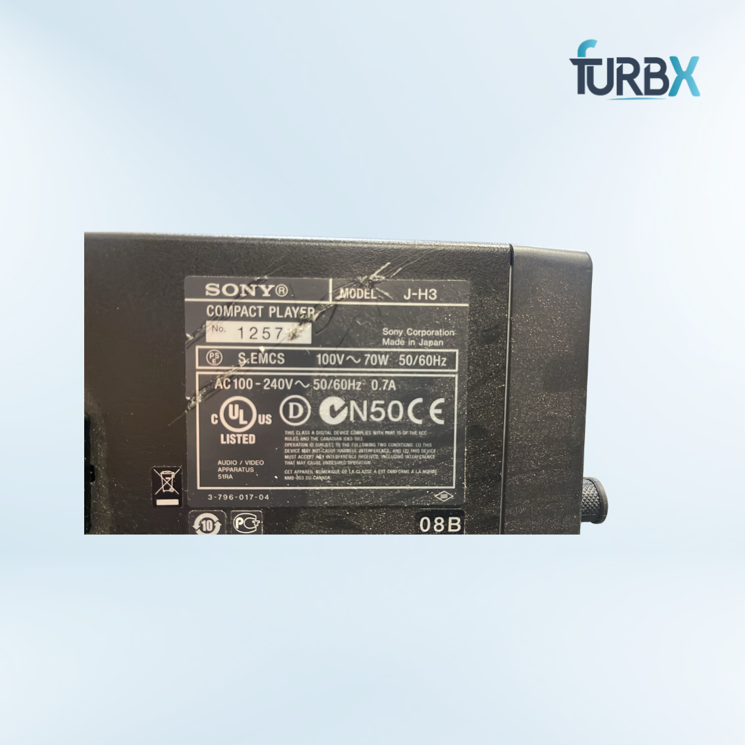 SONY J-H3 HDCAM PAL_NTSC DIGITAL HD VIDEO CASSTTE COMPACT PLAYER JH-3 HDVS VTR