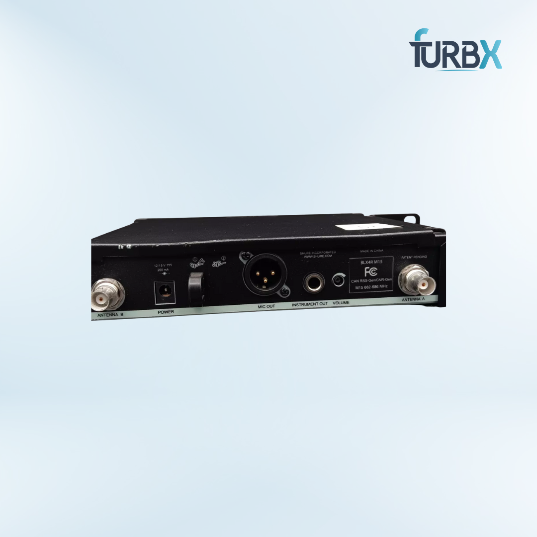 Shure BLX4R M15 Wireless Receiver 662-686 MHz (Without Adapter)