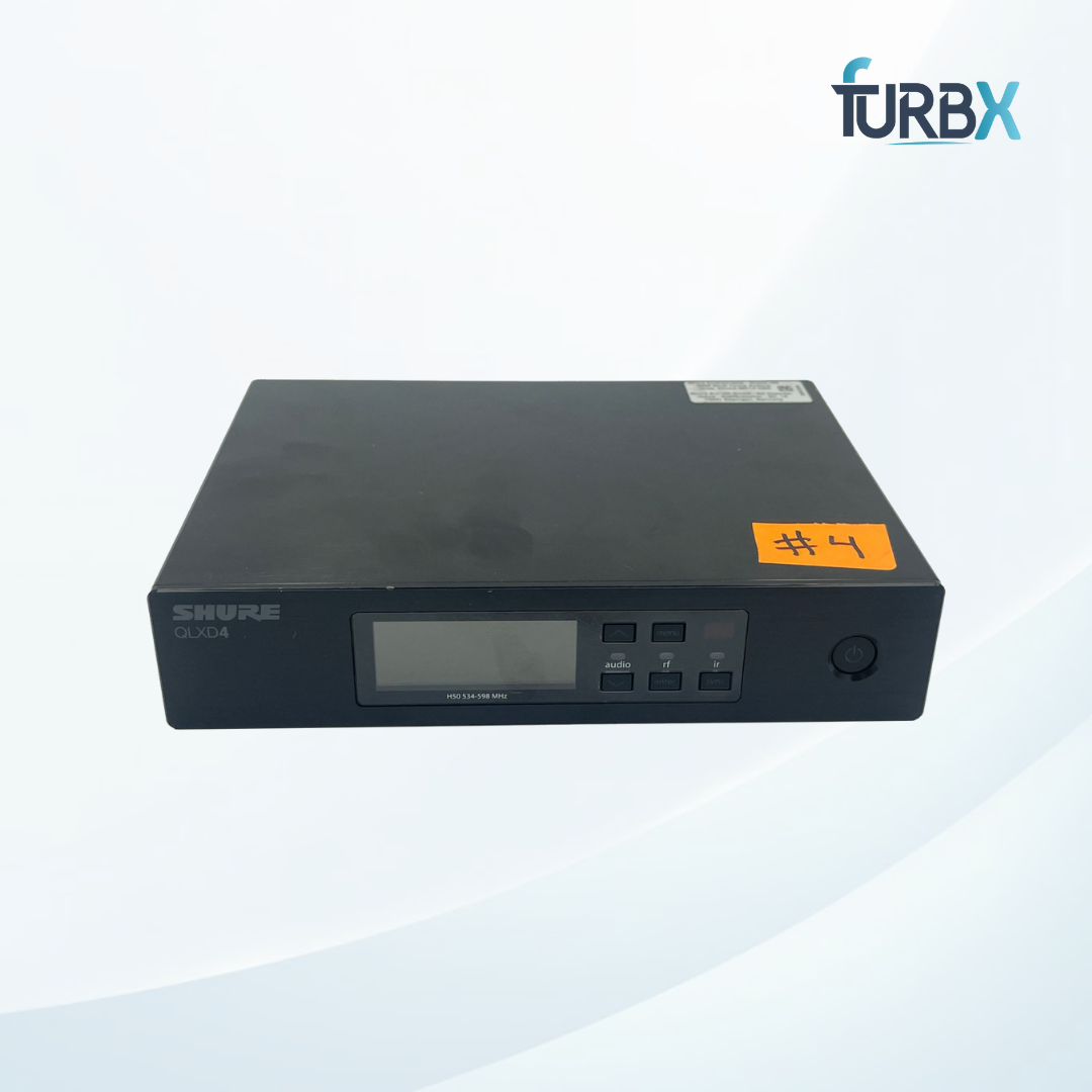 Shure QLXD4 H50 (634-598MHz) Digital Wireless Receiver