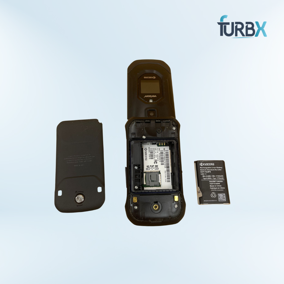 Sonim XP3 XP3800 Flip phone (Black) 5MP IP68 8GB Android Used Without Battery