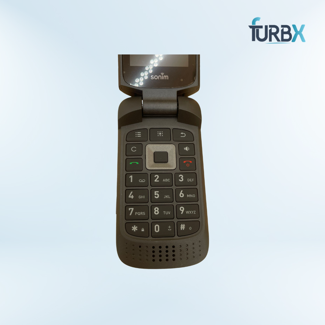 Sonim XP3 XP3800 Flip phone (Black) 5MP IP68 8GB Android Used Without Battery