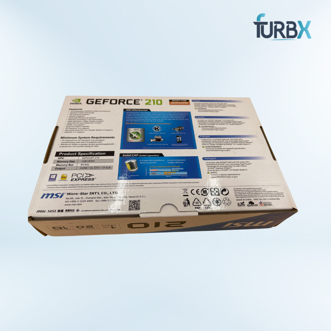 MSI NVIDIA GeForce 210 NVIDIA Computer Graphics Cards