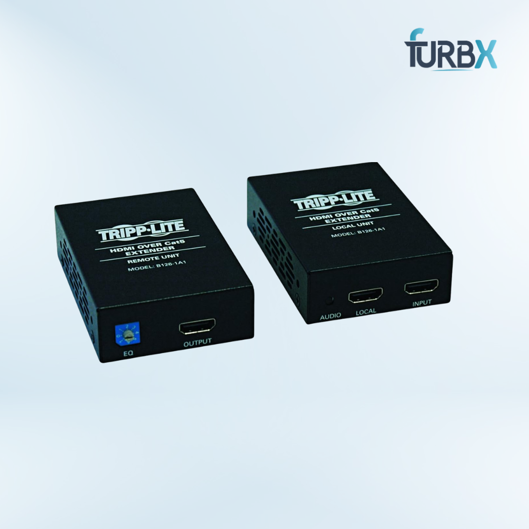 Tripp Lite HDMI Over Cat5 / Cat6 Ethernet Cable Extender for Audio/Video, Video Receiver and Transmitter With Adapters