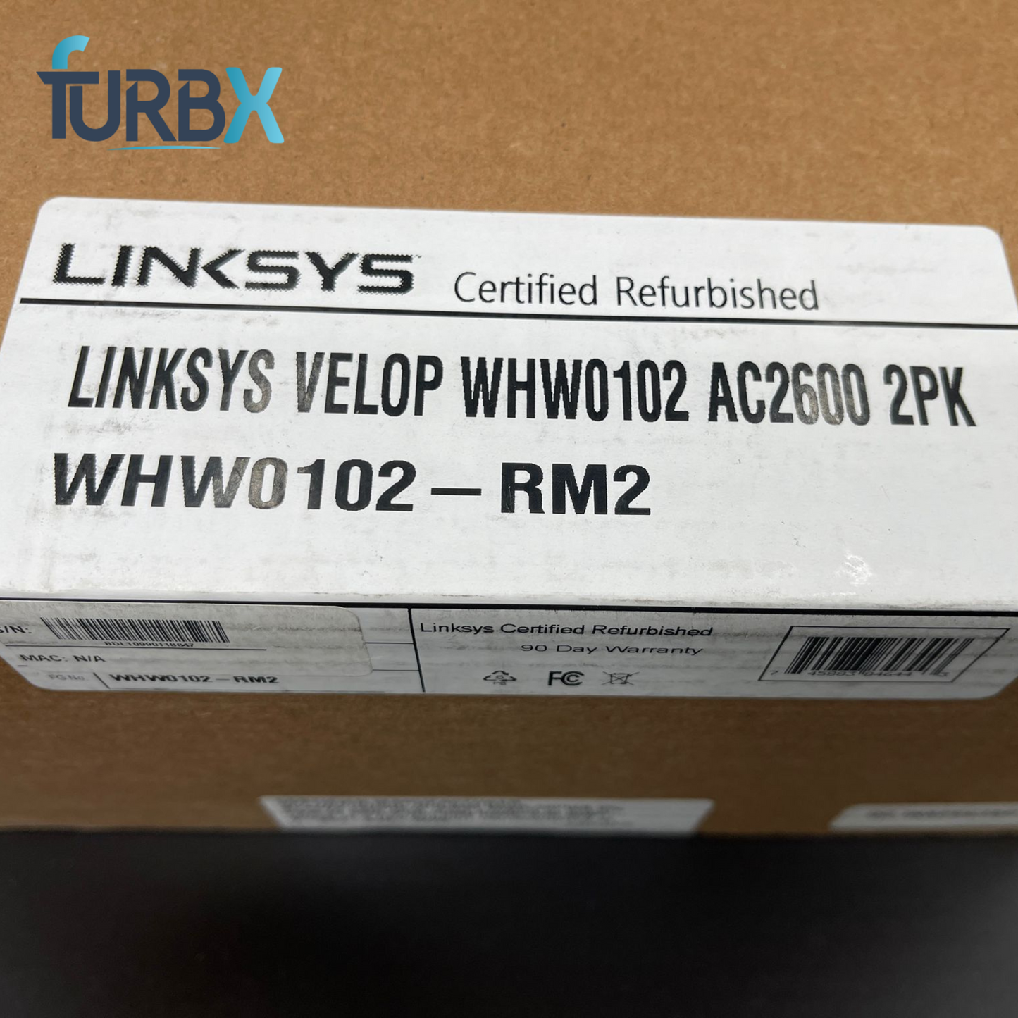 Linksys WHW01 Dual-Band Series VELOP AC1300 Whole Home Mesh Wi-Fi System